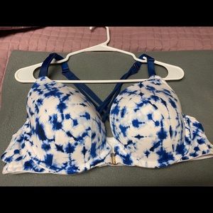 Cacique Lane Bryant front closure bra 44B